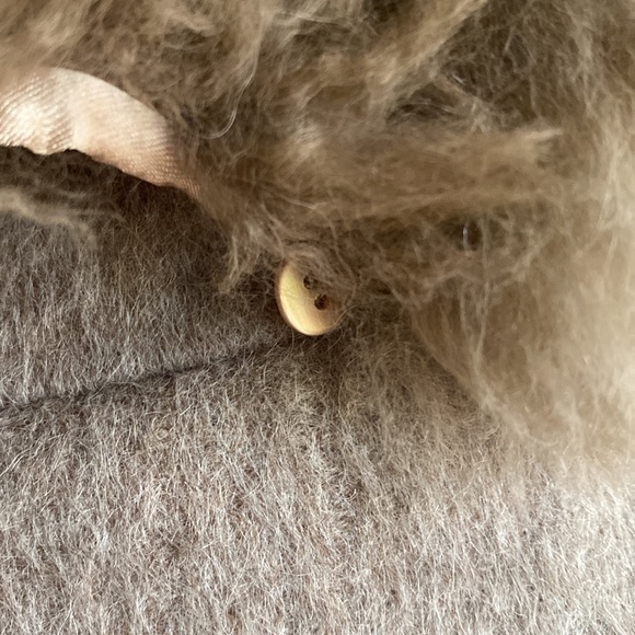 SCHWEITZER LINEN SURI LANA ALPACA WOOL CAPE LUXURY ONE SIZE FITS MOST EXCELLENT - Picture 7 of 11